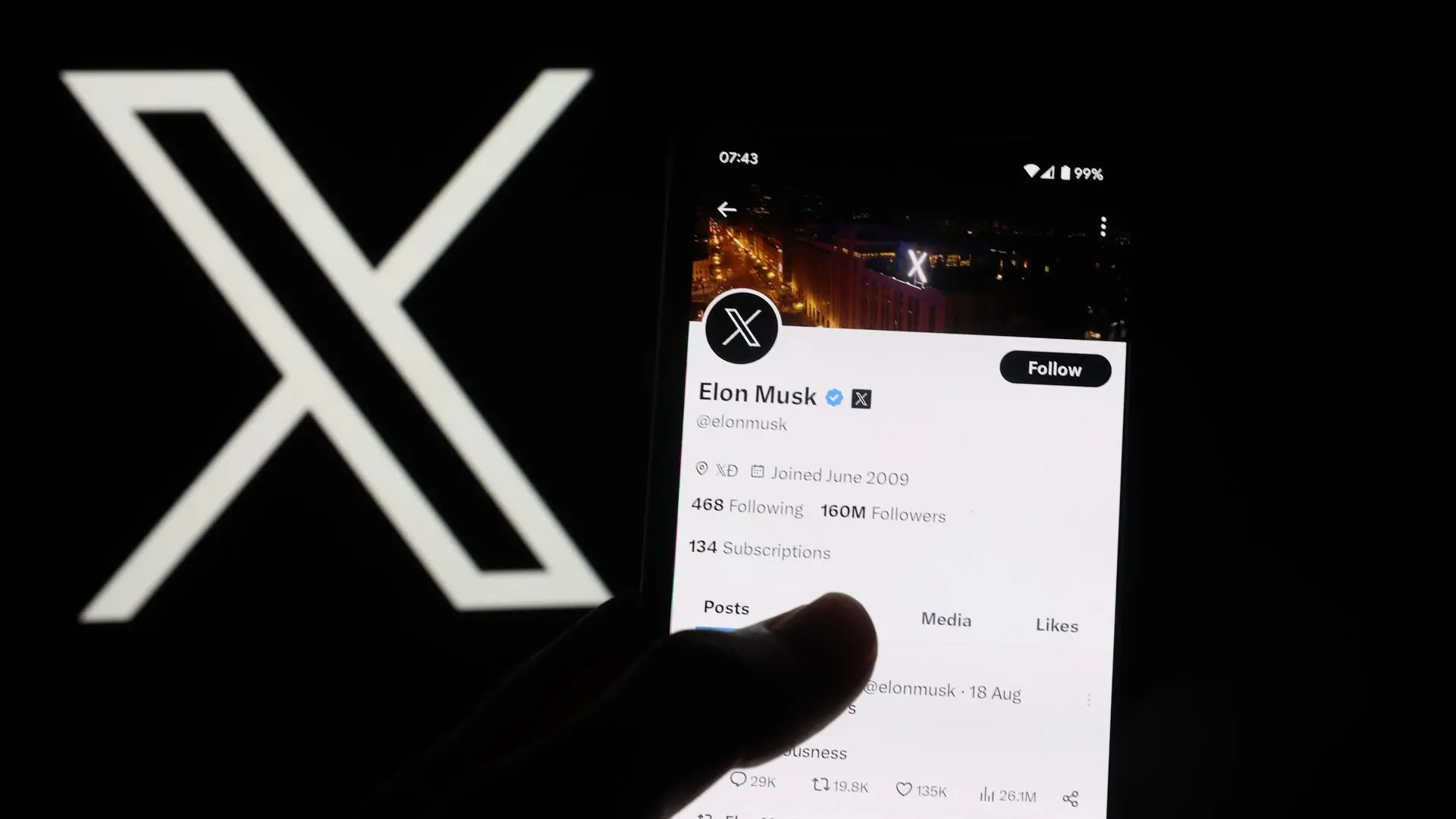 Musk’s X hit by wave of unsolicited password reset emails