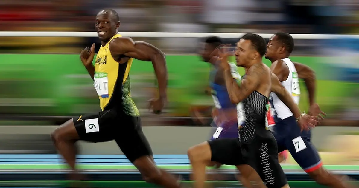 Usain Bolt réalise un triplé olympique de légende sur 100m!