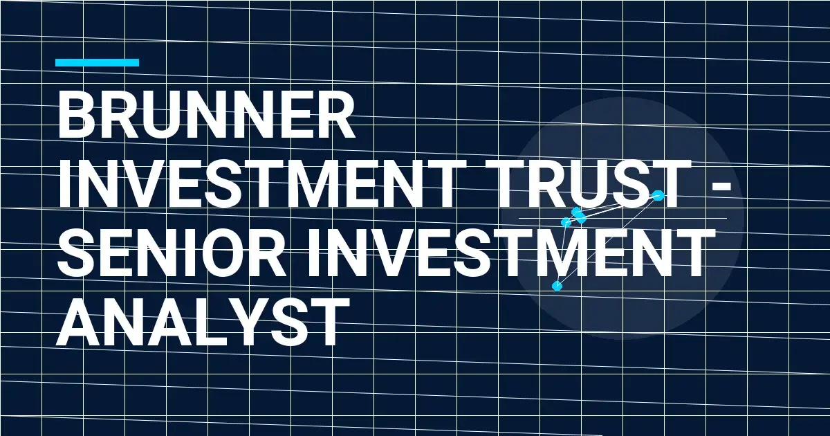 Brunner Investment Trust - Senior Investment Analyst