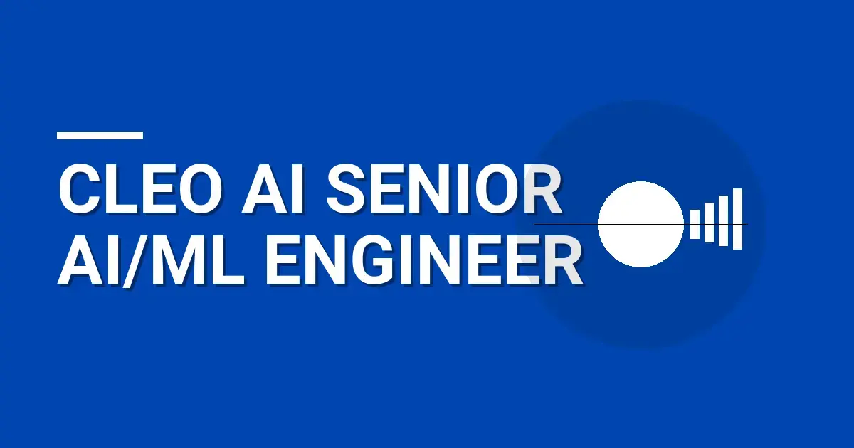 Cleo AI Senior AI/ML Engineer