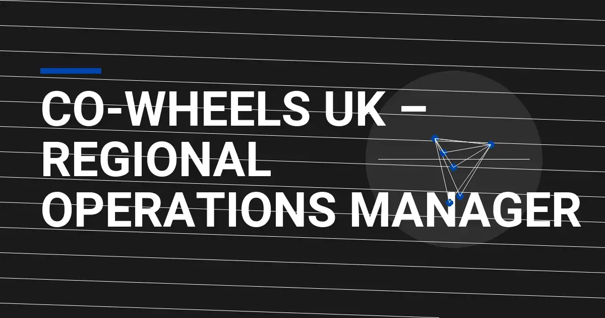 Co-wheels UK – Regional Operations Manager