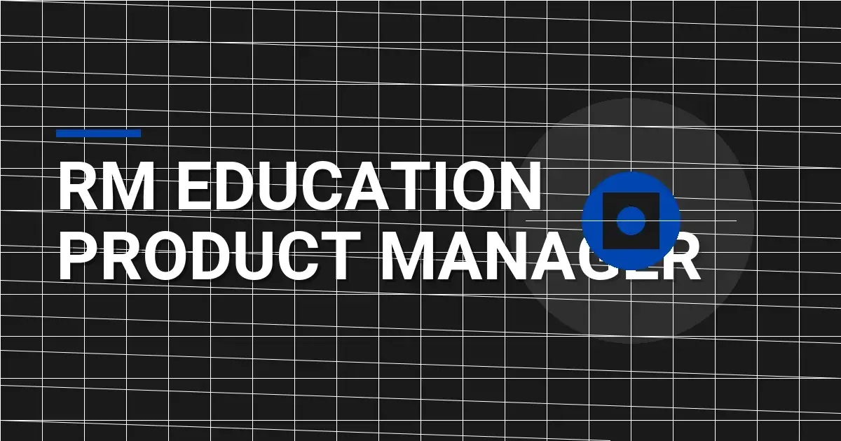 RM Education Product Manager